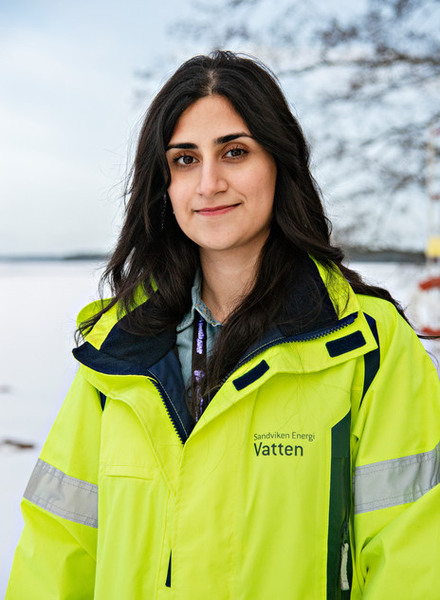 Rita Al-Sabti är co-op-student på Vatten.